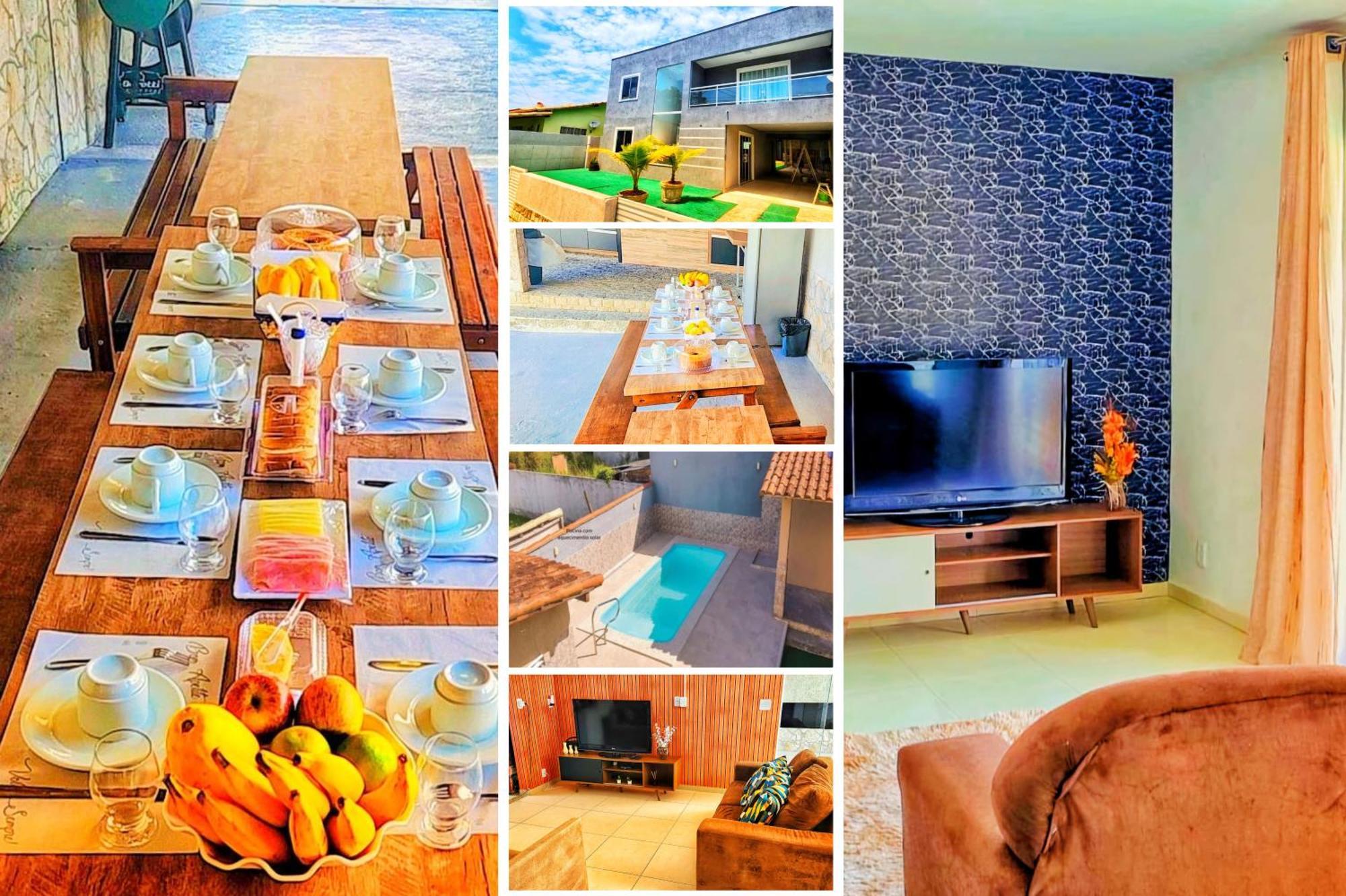Refugio Tropical Casa De Praia Com Piscina Aquecida E 4 Suites E Garagem 3 Carros, 800 Mtrs Da Praia Internet 700 Mbps, Condominio Privado Com Pista De Skate , Quadra De Futevolei , Campos E Quadras De Futebol! Кабу-Фриу Экстерьер фото