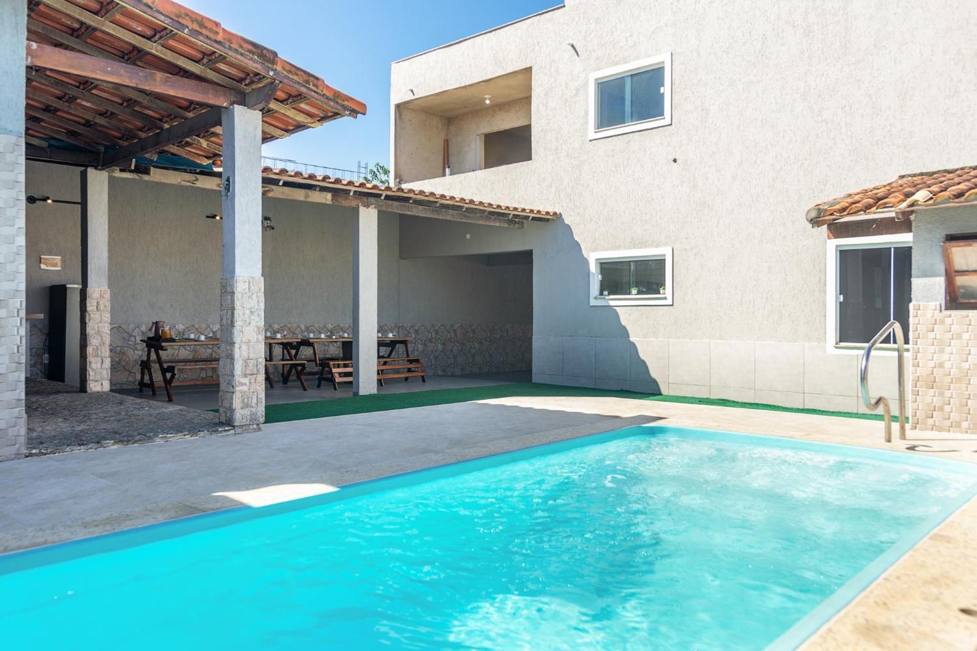 Refugio Tropical Casa De Praia Com Piscina Aquecida E 4 Suites E Garagem 3 Carros, 800 Mtrs Da Praia Internet 700 Mbps, Condominio Privado Com Pista De Skate , Quadra De Futevolei , Campos E Quadras De Futebol! Кабу-Фриу Экстерьер фото