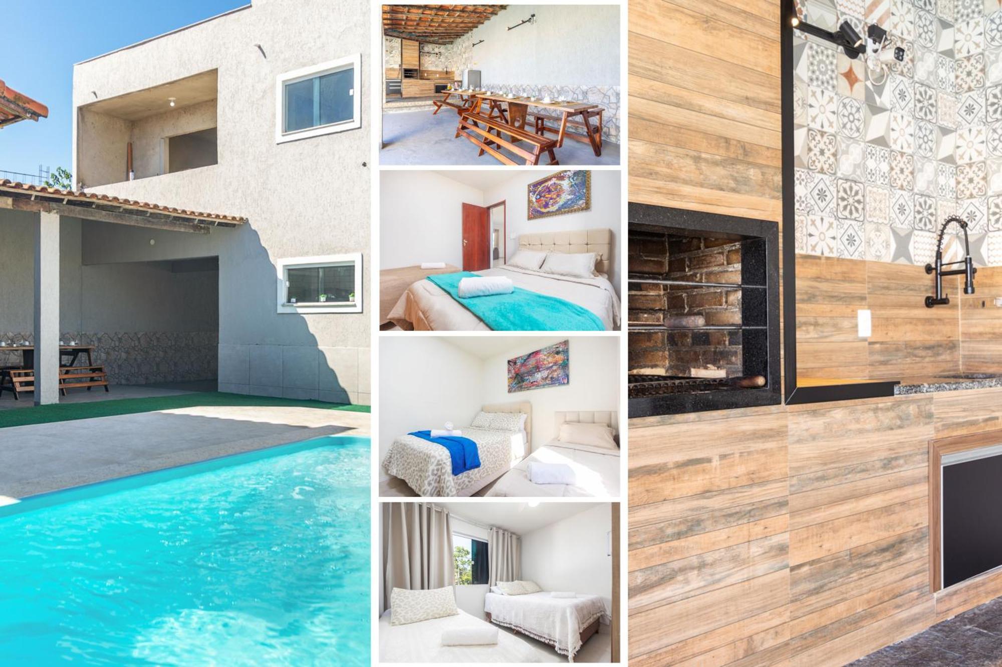 Refugio Tropical Casa De Praia Com Piscina Aquecida E 4 Suites E Garagem 3 Carros, 800 Mtrs Da Praia Internet 700 Mbps, Condominio Privado Com Pista De Skate , Quadra De Futevolei , Campos E Quadras De Futebol! Кабу-Фриу Экстерьер фото